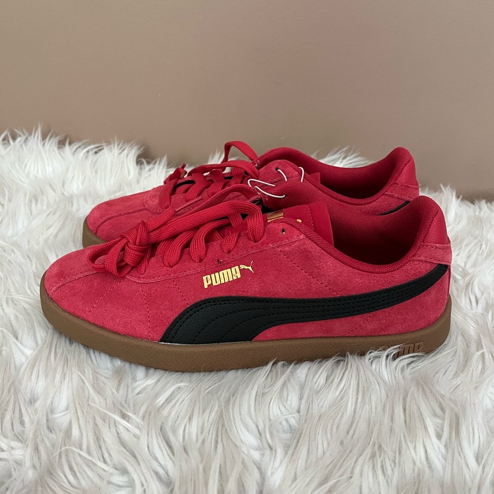 {Puma} Club II Era Sneakers in Red - Youth 6 - Picture 1 of 9